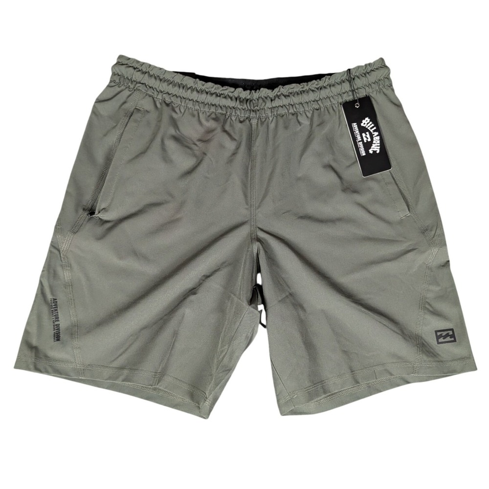 Billabong Adventure Division Shorts Mens Medium Green 8" Inseam New